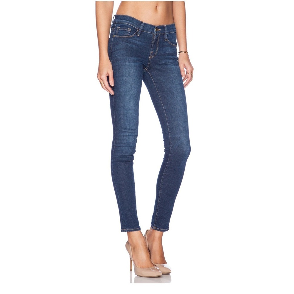 Frame Le Skinny‎ de Jeanne Jeans 28 Columbia Road Blue Mid Rise Skinny LSJ032
